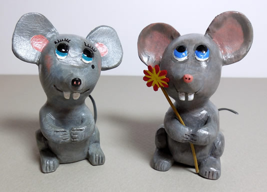 mice woodcarving pattern