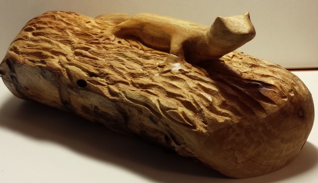 gecko woodcarving